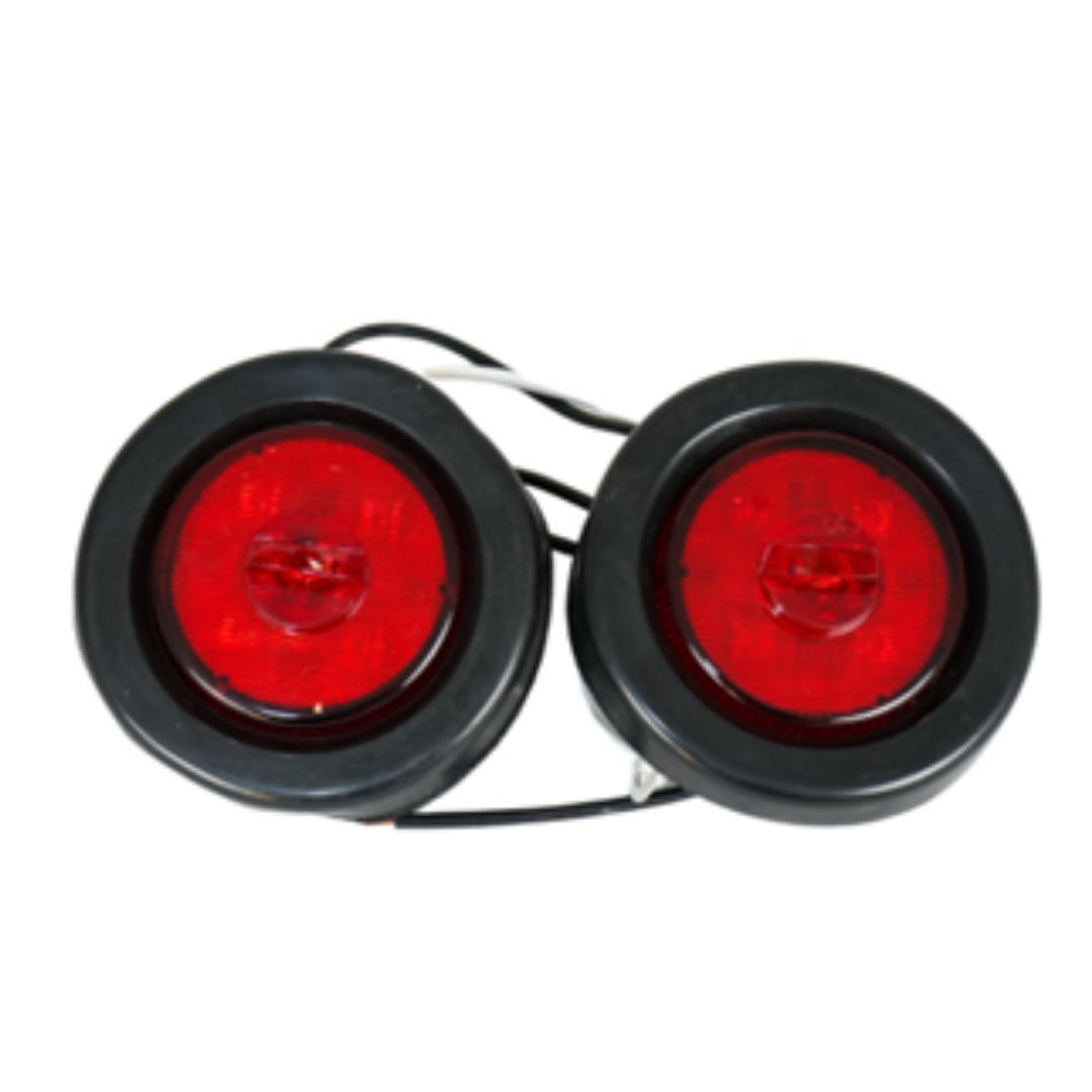 FARO LATERAL 5 LED BIVOLT 2 ROJO-PACK X2