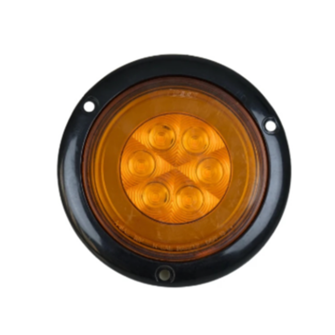 FARO POSTERIOR 6 LED GLO AMBAR 4''BIVOLT