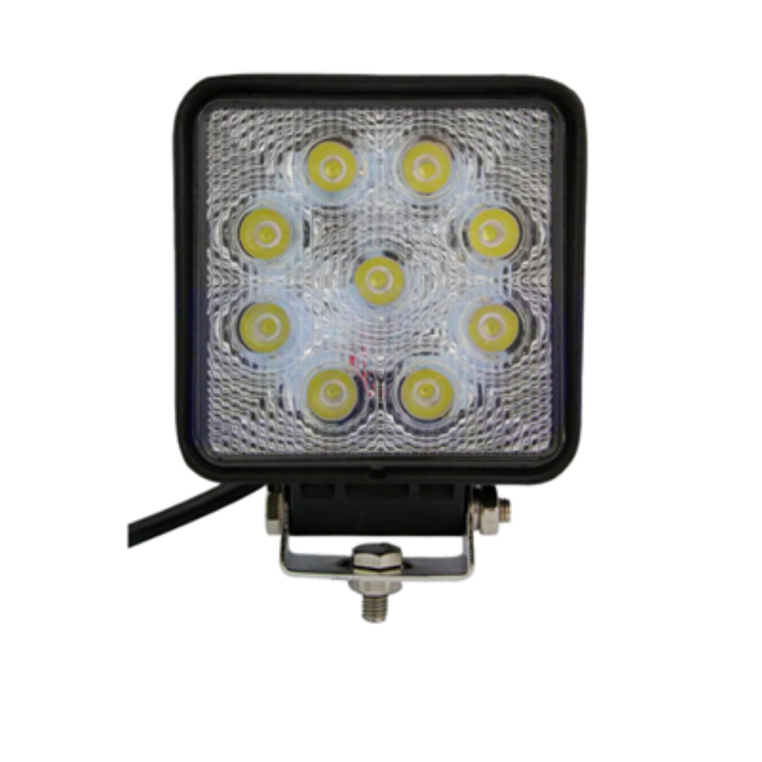 FARO PIRATA CUADRADO LIVIANO 9LED BLANCO